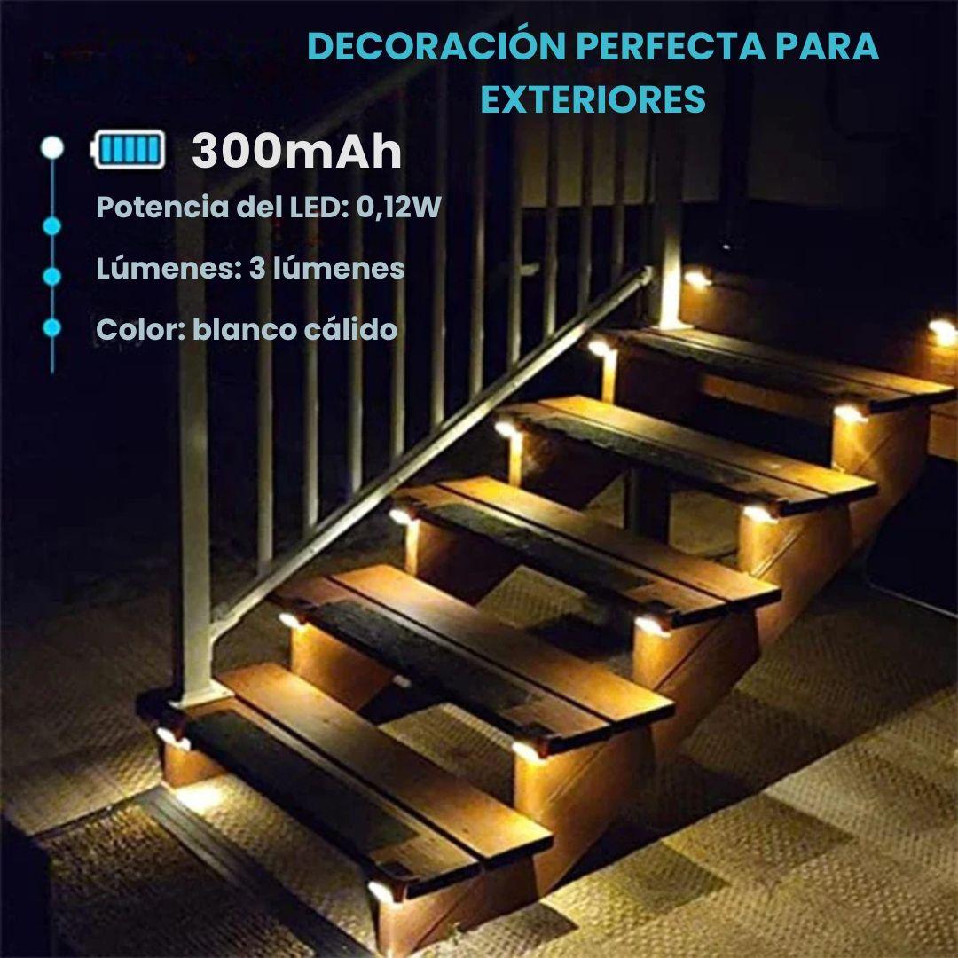 Lámpara Solar para Escaleras | Iluminación LED Automática y Resistente | Nestly Comfort