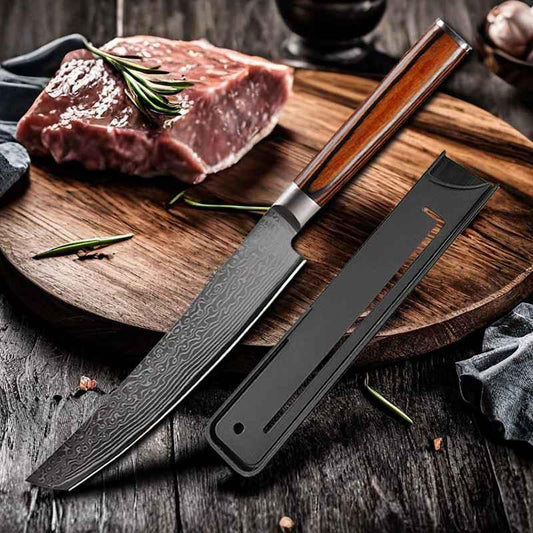 Cuchillo de Chef Japonés de Acero de Damasco 67 Capas – Precisión y Elegancia | Nestly Comfort